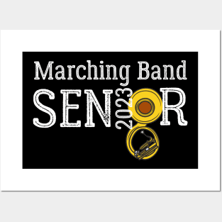 Marching Band 2023 Senior Sousaphone Sousa Player Posters and Art